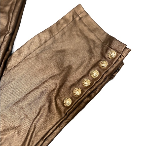 NWT Balmain Metallic leggings - Picture 4 of 4